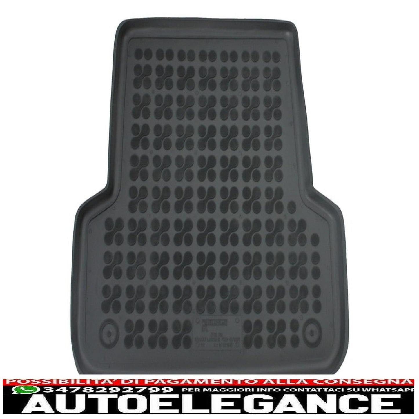 Black mat suitable for renault laguna iii 10/2007-2015
