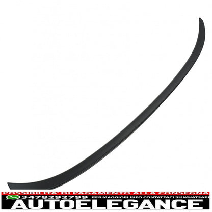 Boot lid spoiler suitable for BMW 3 Series F30 (2010 onwards) M3 design matt black 