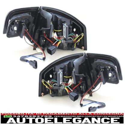 led rear lights suitable for audi a4 b7 sedan (11.2004-03.2008) black