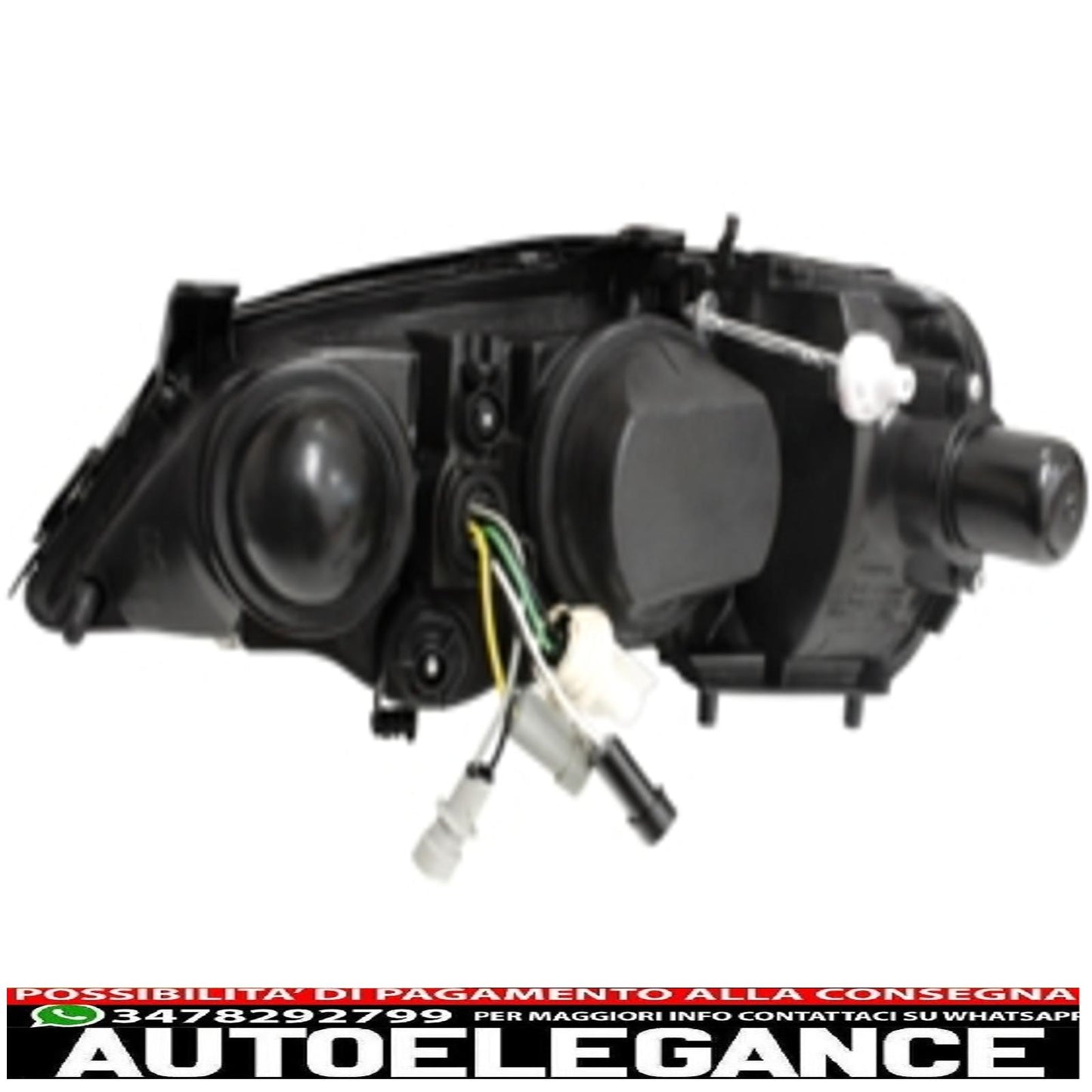 headlights suitable for opel astra g (1998-2004) black