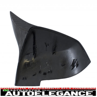 Mirror covers and trunk spoiler kit suitable for 3 series f30 (2011-2018) m4 design real carbon