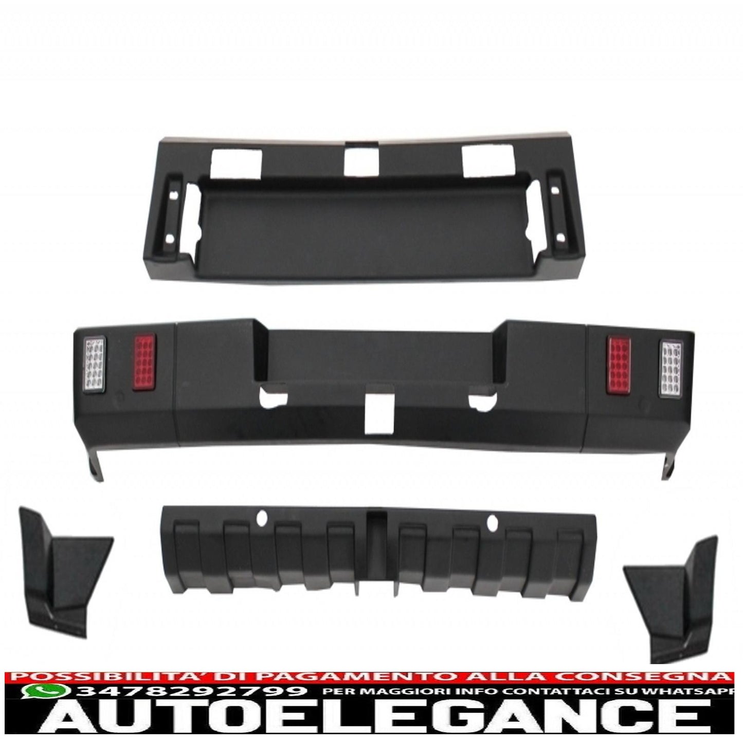 Fiberglass conversion body kit suitable for mercedes g-class w463 (1989-2017) g65 w-star design