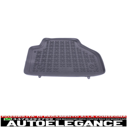 Black rubber mat suitable for bmw x3 f25 (2011-2017), x4 f26 (2014-2018)