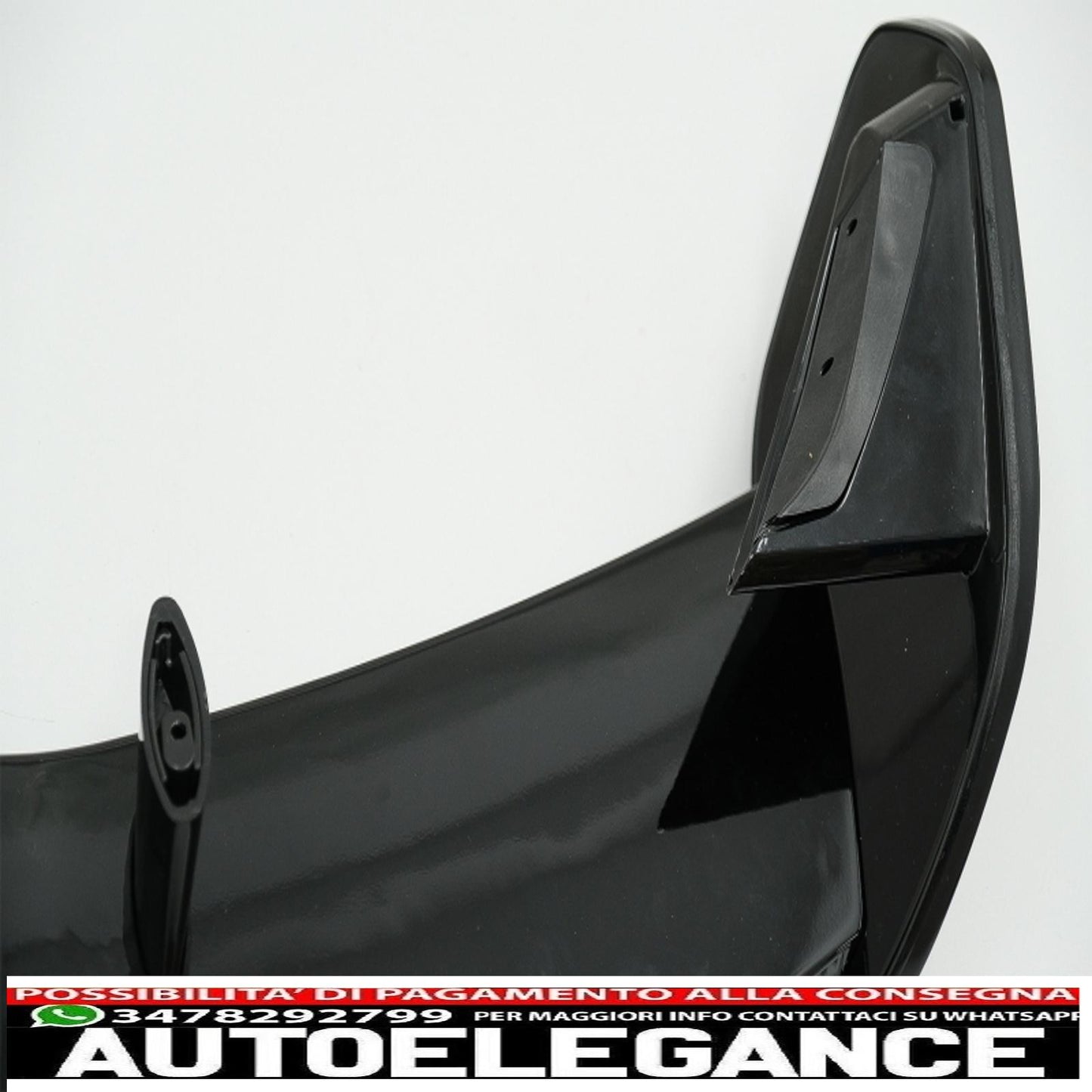 spoiler sul tetto adatto per mercedes w176 classe a (2012-up) con diffusore posteriore e terminali di scarico dal look sportivo