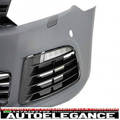 paraurti anteriore adatto a vw golf vi 6 mk6 (2008-2013) r20 design con pdc