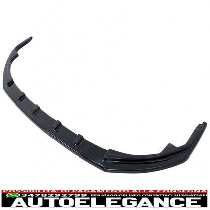 Front Bumper Lip Extension Spoiler Fit For Peugeot 308 MK3 (2021-up) Piano Black 