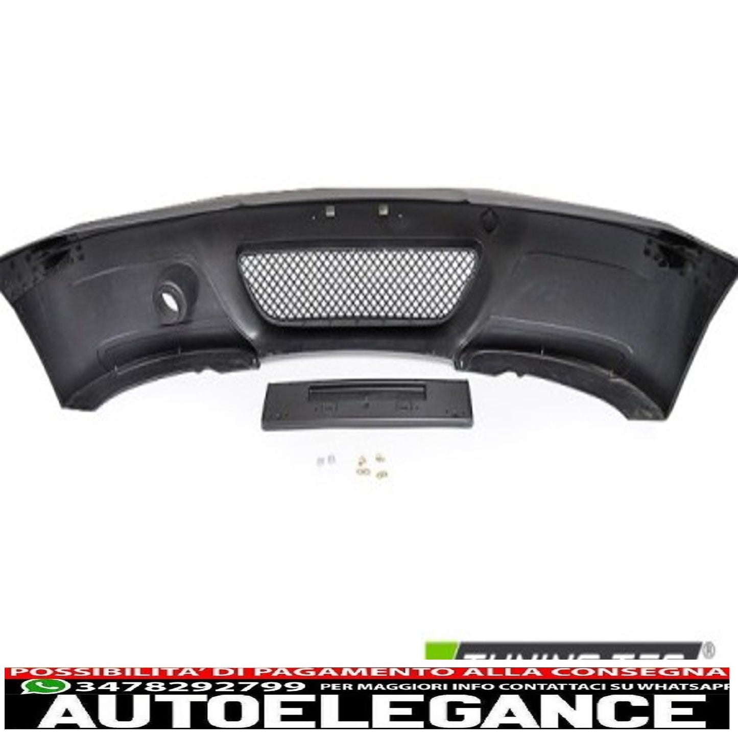 Paraurti anteriore csl look carbonio per bmw e46 4d/5d 98-05