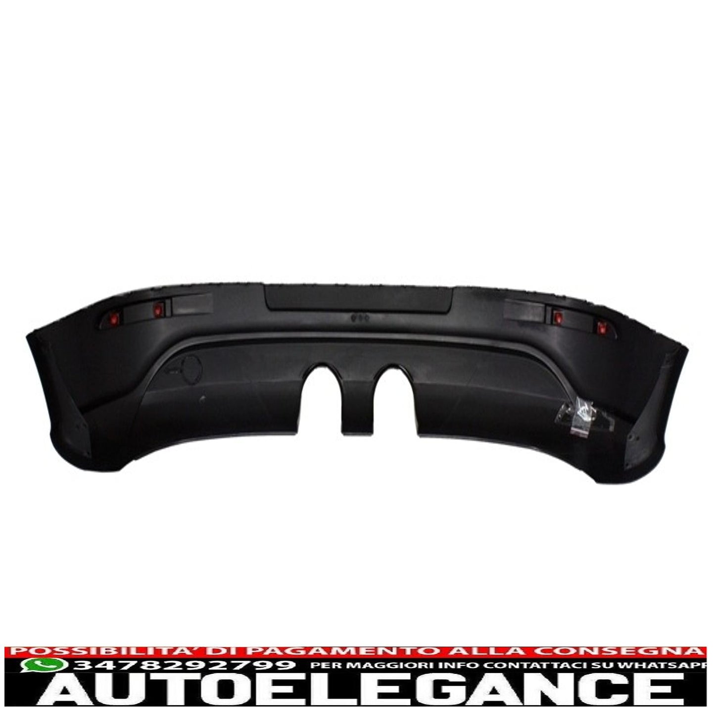 Rear bumper valance extension suitable for vw golf v 5 (2003-2007) look r32