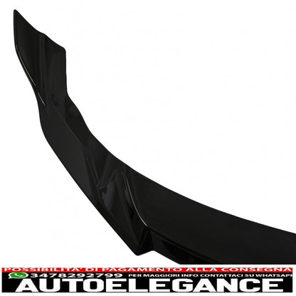 Front Bumper Spoiler Fit For BMW 2 Series F87 M2 (2016-2020) Piano Black 