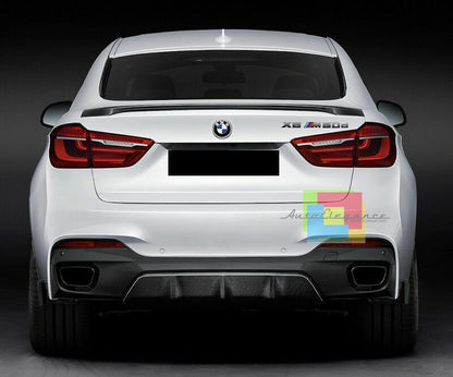REAR BONNET SPOILER SUITABLE FOR BMW X6 F16 M DESIGN IN ABS