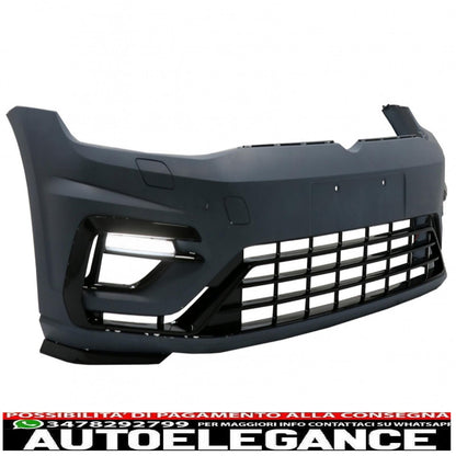 front bumper with led daytime running lights suitable for vw golf 7.5 (2017-2020) r design