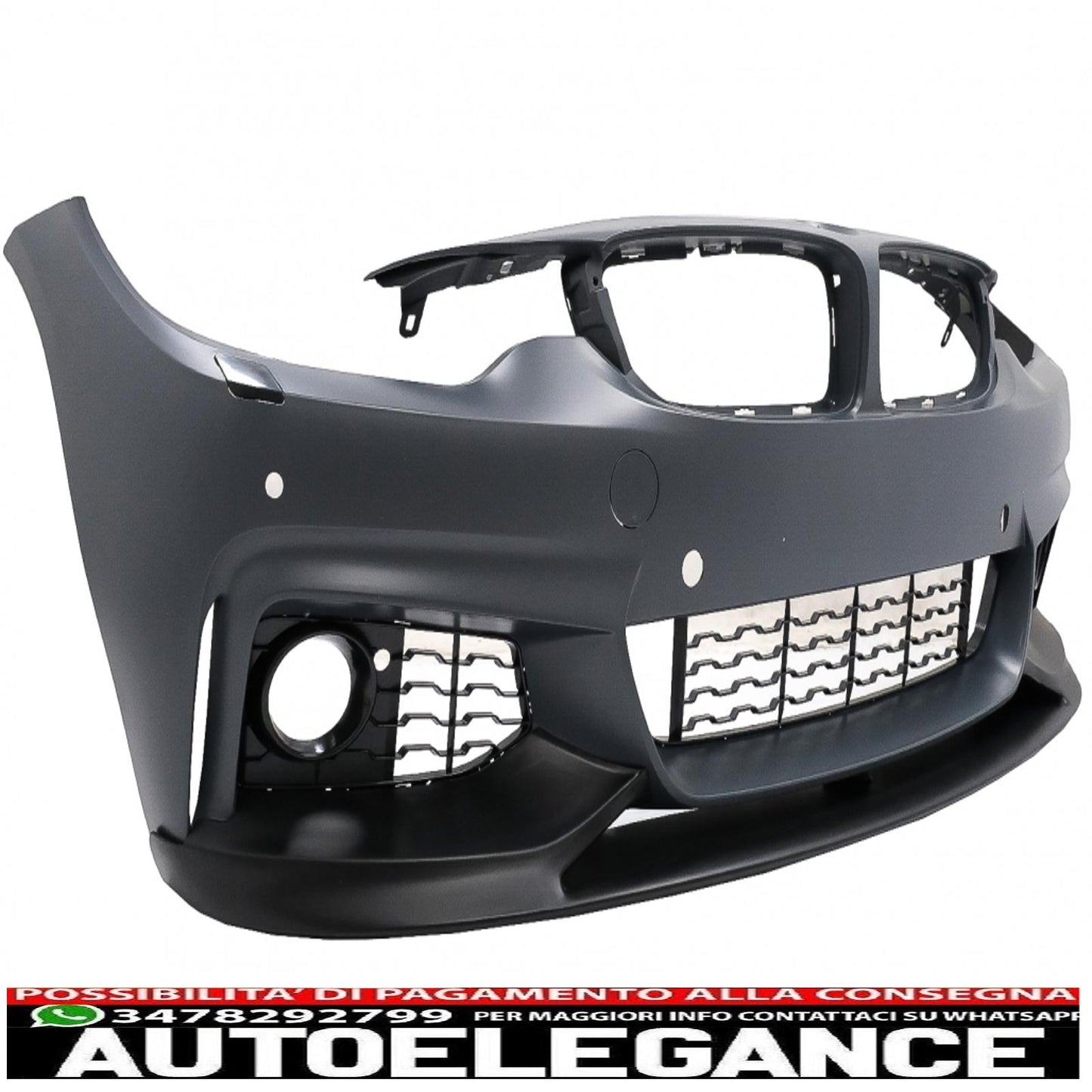 complete body kit suitable for bmw 4 series f36 gran coupe (2013-2019) m performance design double single exit black 