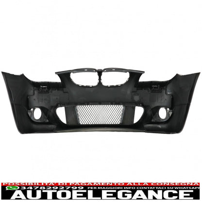 front bumper and rear bumper with pdc 18mm suitable for bmw 5 series e60 lci (2007-2010) m-technik design 