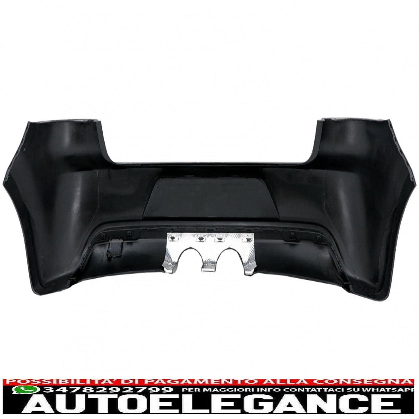 paraurti posteriore con impianto di scarico adatto per vw golf vi (2008-2013) minigonne laterali e fanali posteriori full led indicatore di direzione statico rosso fumo design r20