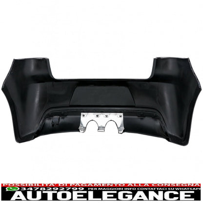 paraurti posteriore con impianto di scarico adatto per vw golf vi (2008-2013) minigonne laterali e fanali posteriori full led indicatore di direzione statico rosso fumo design r20