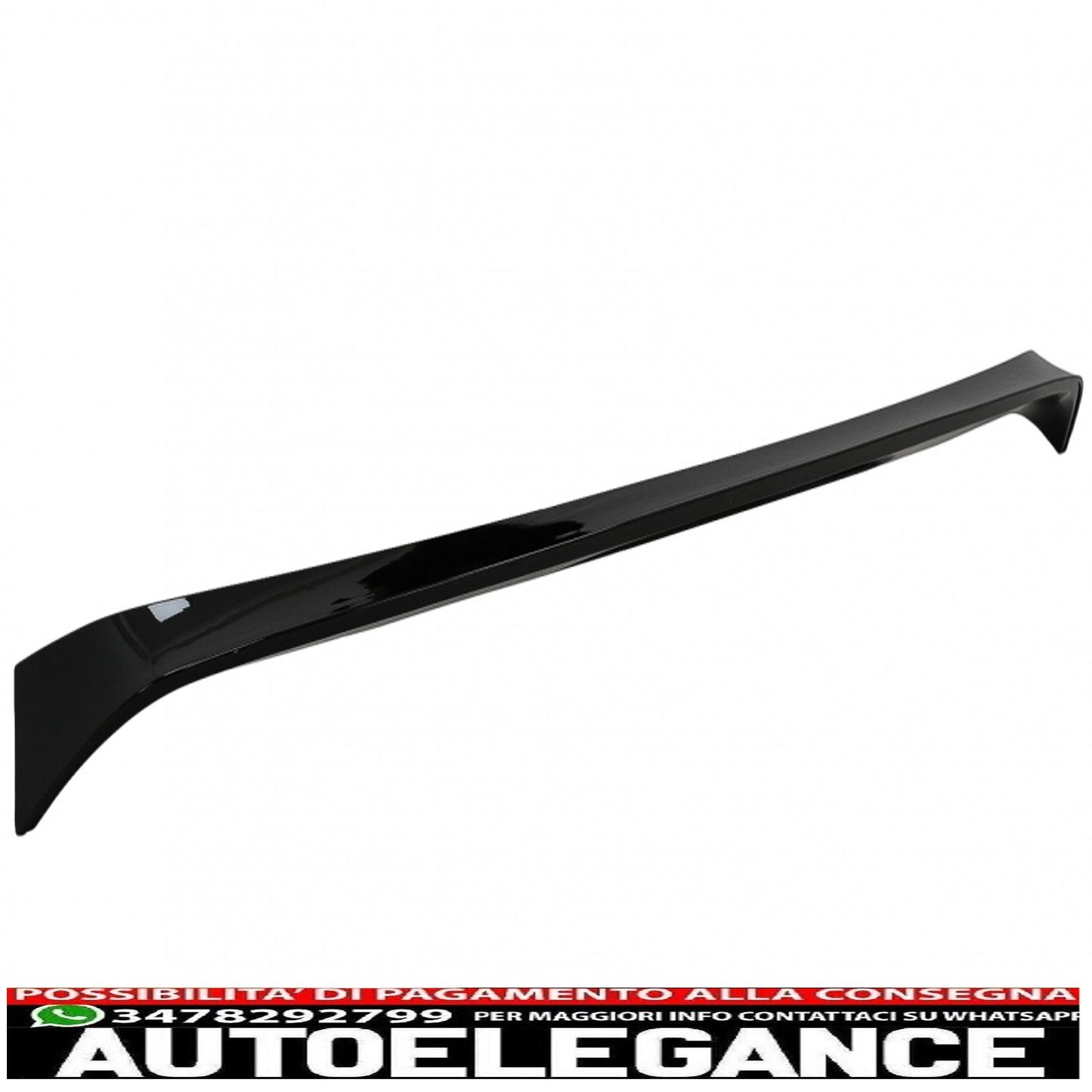alettone spoiler aggiuntivo sul tetto adatto per vw polo 6r 6c (2009-2017) pianoforte nero AUTOELEGANCERICAMBI
