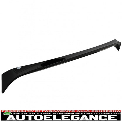 alettone spoiler aggiuntivo sul tetto adatto per vw polo 6r 6c (2009-2017) pianoforte nero AUTOELEGANCERICAMBI