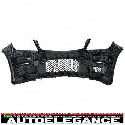 paraurti anteriore adatto per mercedes classe c w204 (2012-2014) c63 restyling design con fari dectane drl montaggio nero