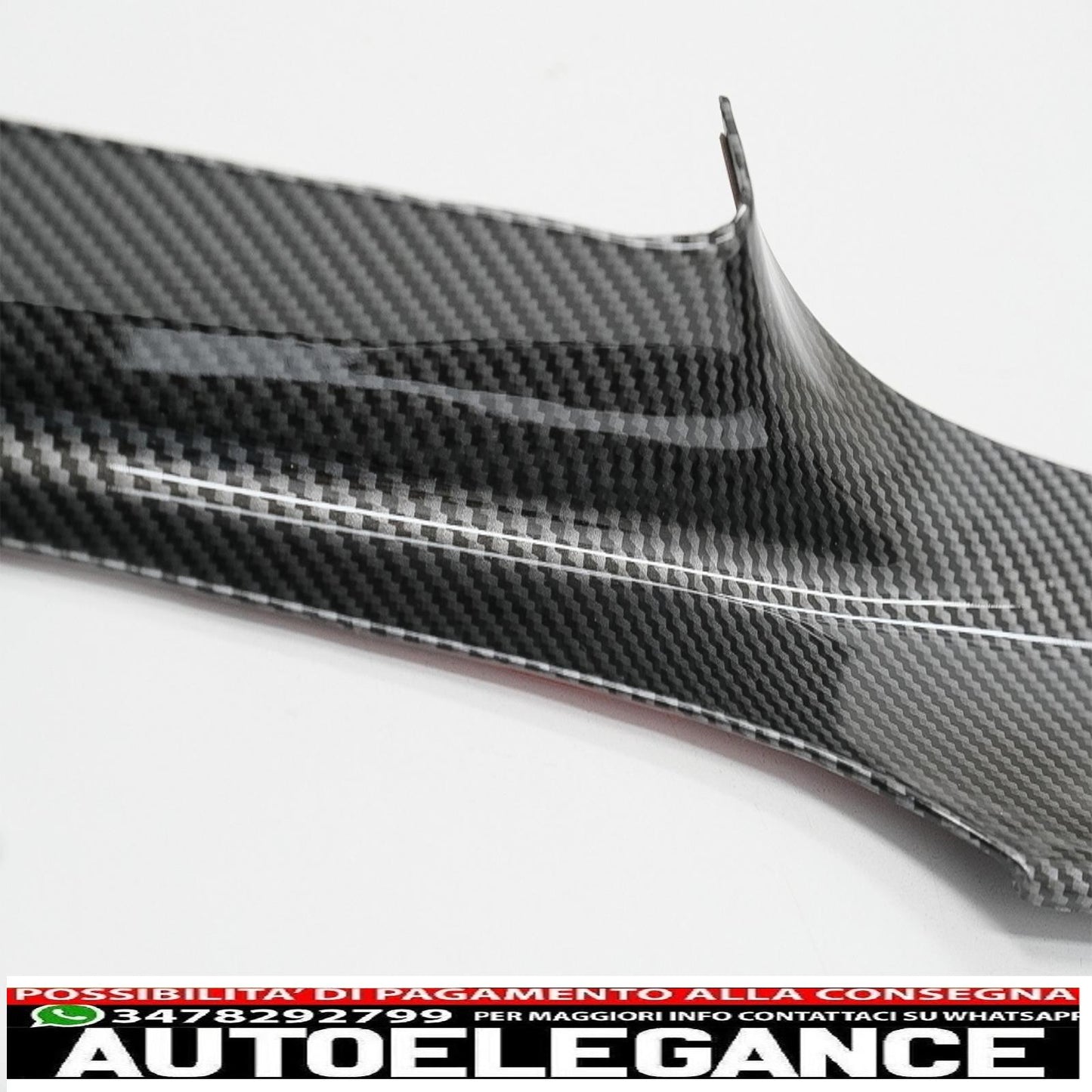 Car Center Console Dashboard Strips Interior Trim Fit For Mercedes C Class W205 (2014-2018) GLC X253 (2015-2018) Carbon Fiber Style Left Hand Drive
