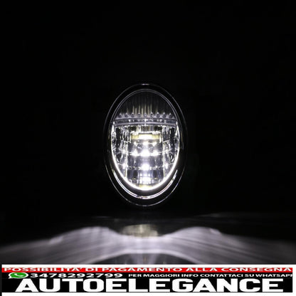 4 inch Full LED Fog Light Fit For Jeep Wrangler JK TJ JL (1996-2018)