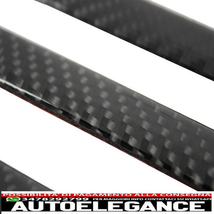 aggiungi sulle modanature delle porte strisce in carbonio con decalcomanie laterali adesivo in vinile nero opaco e gradini laterali adatto per mercedes classe g w463 (1989-2018) AUTOELEGANCERICAMBI