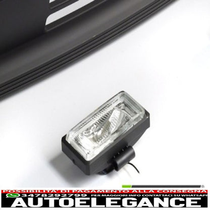 Sport Style Front Bumper + Fog Lamp For BMW E30 82-90 