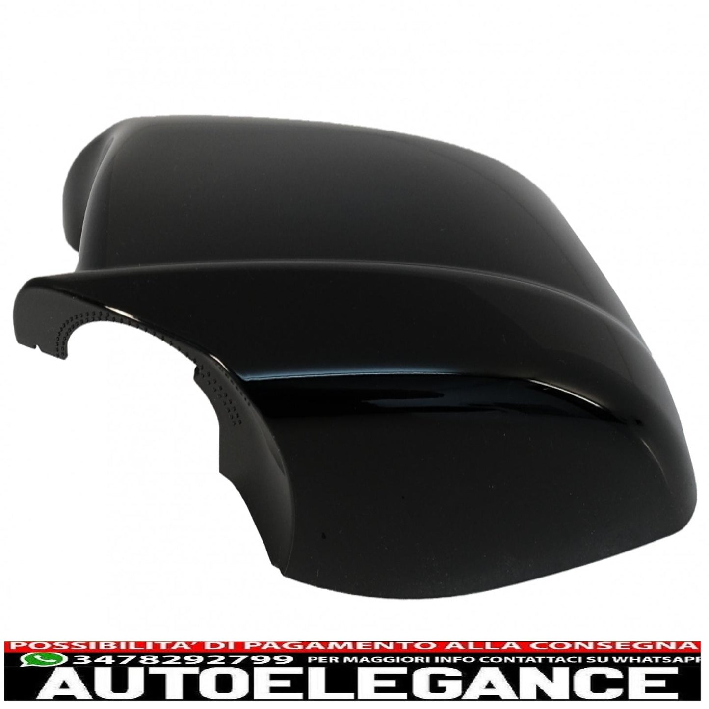 Calotte specchietti adatte per BMW Serie 5 F10 F11 F18 Non LCI (07.2010-2013) Piano Black M Design AUTOELEGANCERICAMBI
