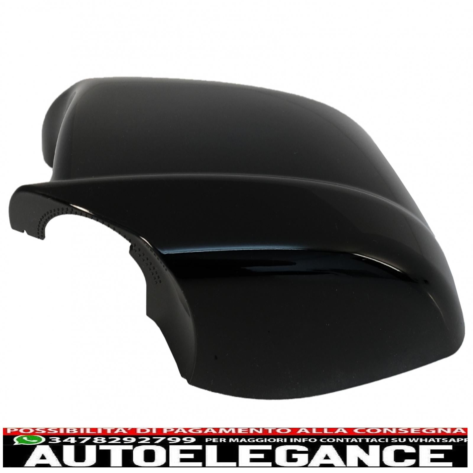 Calotte specchietti adatte per BMW Serie 5 F10 F11 F18 Non LCI (07.2010-2013) Piano Black M Design AUTOELEGANCERICAMBI