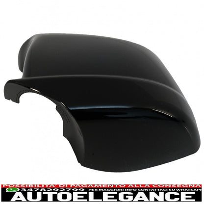Calotte specchietti adatte per BMW Serie 5 F10 F11 F18 Non LCI (07.2010-2013) Piano Black M Design AUTOELEGANCERICAMBI
