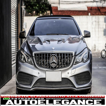front grille suitable for mercedes e class c207 w207 a207 facelift (2013-2017) coupe cabrio gtr look