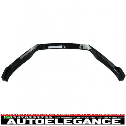 Front Bumper Lip Extension Spoiler Fit For VW Passat B8 3G Limousine Variant (2015-2018) Piano Black