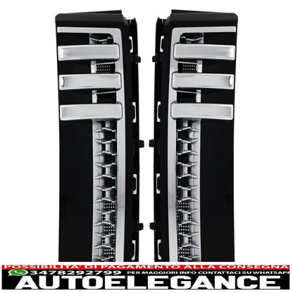 central grille and side vents assembly suitable for land rover vogue iii l322 (2002-2005) autobiography supercharged edition