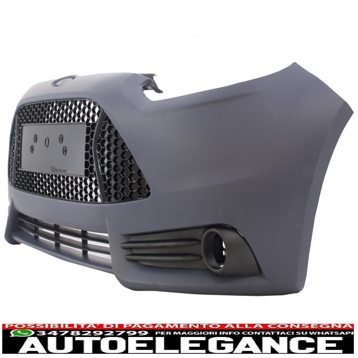 front bumper suitable for Ford Focus MK III 3 (2011-2014) st design with additional roof spoiler 