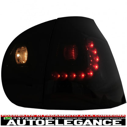 led rear lights for vw golf v 2003-2009 fog lights black/smoke