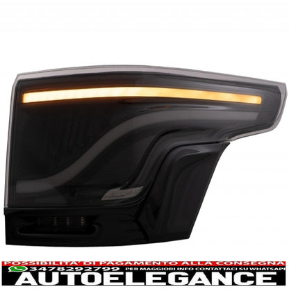 Glohh LED Light Bar Rear Lights Fit for Range Rover Sport L494 (2013-up) GL-5X Smoke with Gloss Black Finish