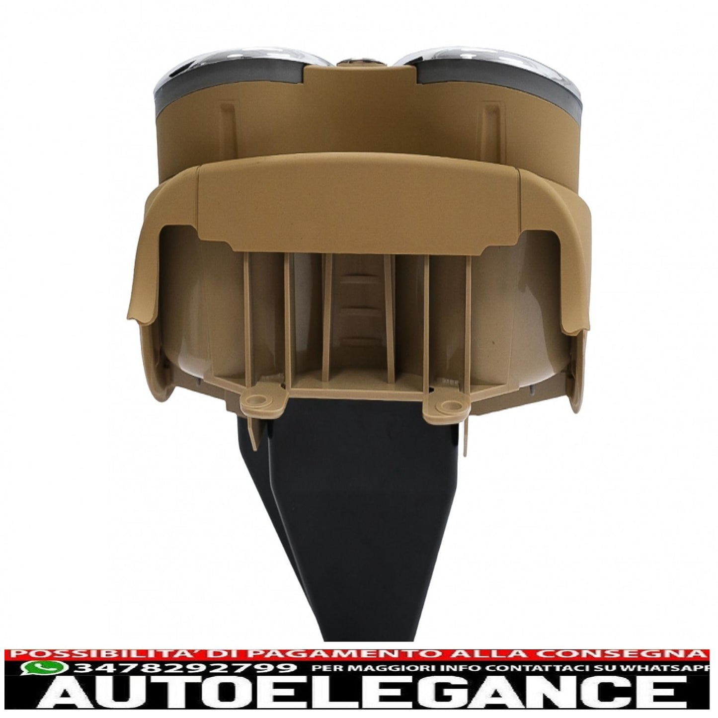 Front Double Cup Holder Suitable For Mercedes Benz CLS C219 W219 (2003-2010) Beige