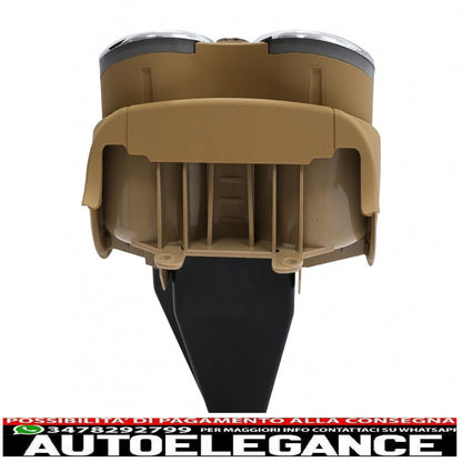 Front Double Cup Holder Suitable For Mercedes Benz CLS C219 W219 (2003-2010) Beige