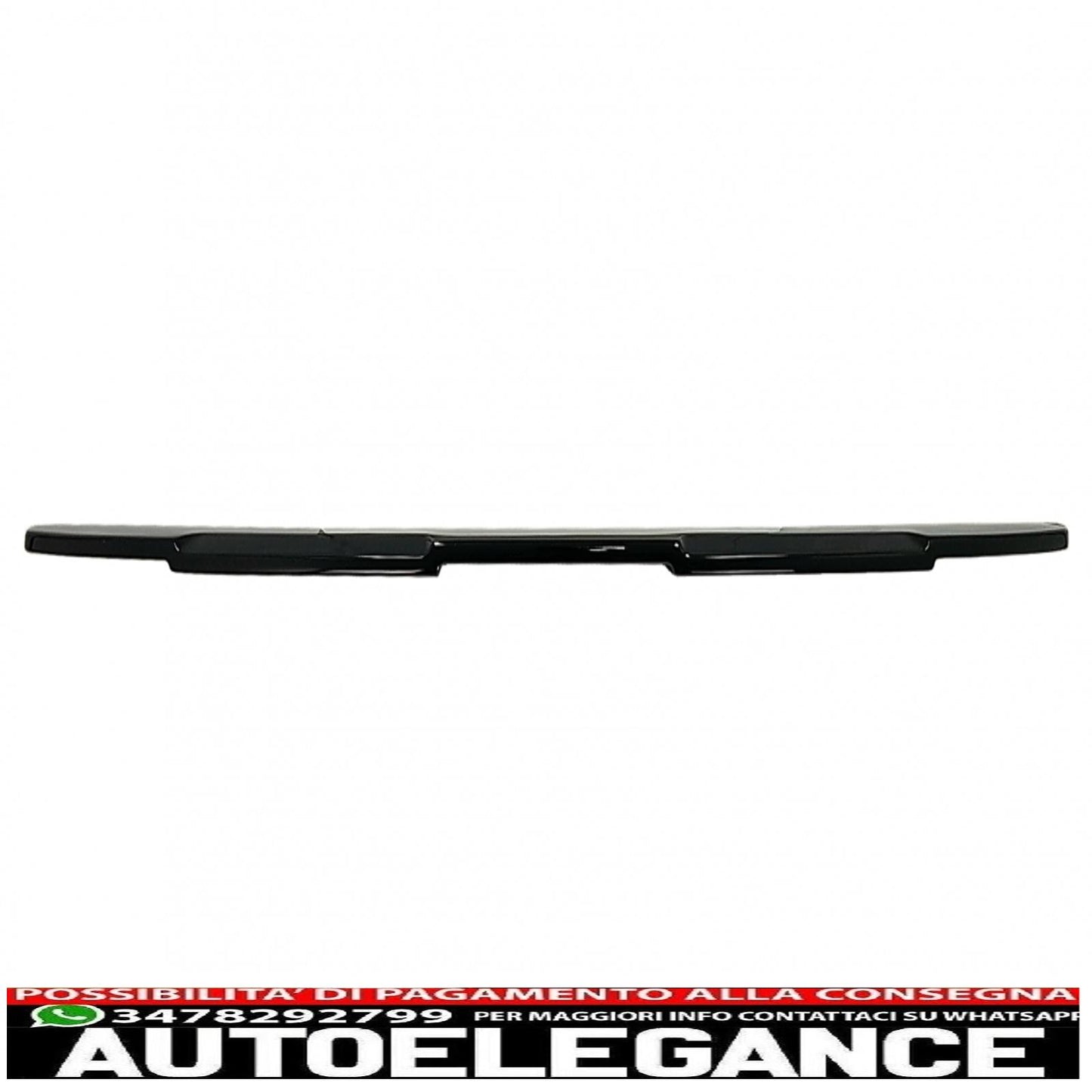 Trunk Spoiler Lip Suitable For Mercedes E Class W213 (2016-2019) Piano Black