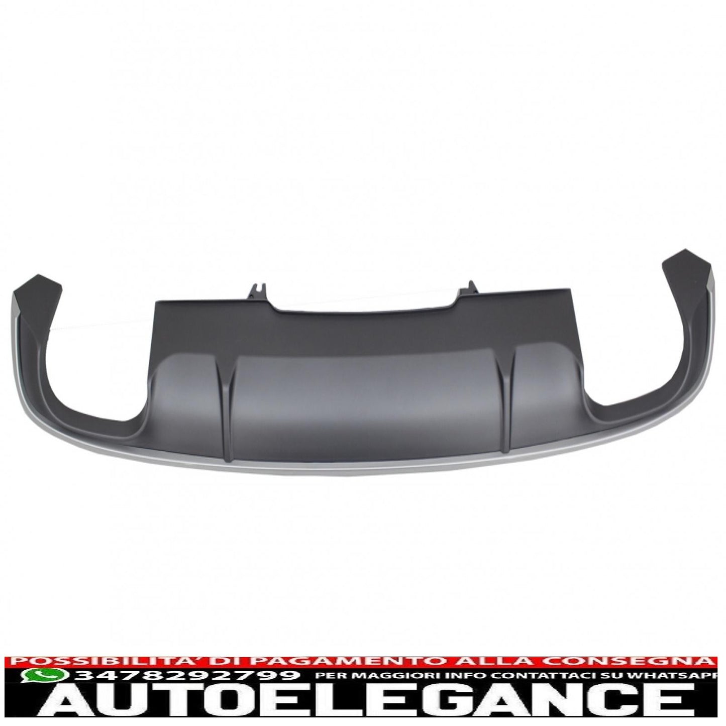 Diffusore mantovana paraurti posteriore adatto per audi a4 b9 8w berlina/avant (2016-2018) s4 design per s-line