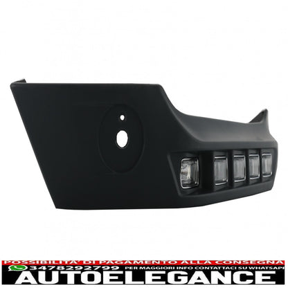 Front bumper spoiler LED daytime running light extension suitable for mercedes G-class W463 (1989-up)