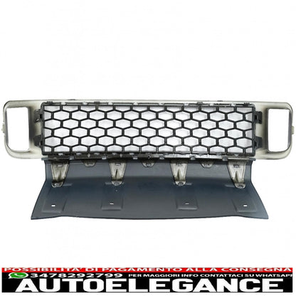 griglia inferiore paraurti anteriore con coperture fendinebbia adatta per land rover vogue iii l322 (2010-2012) design autobiografia nero