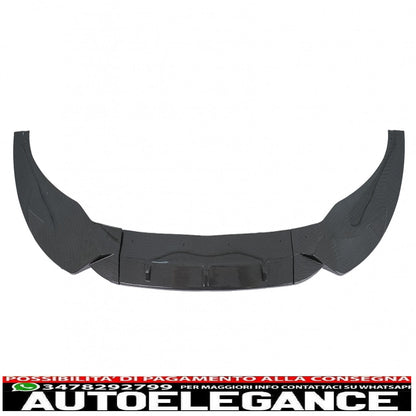Front bumper spoiler lip suitable for bmw x3 g01 x4 g02 (2018-2020) m sport carbon film covering