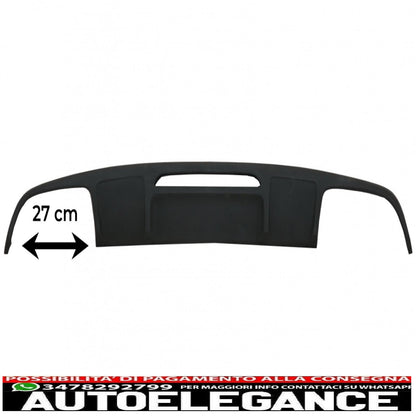 diffusore paraurti posteriore adatto per mercedes cls berlina w218 (2012-2017) solo per paraurti standard