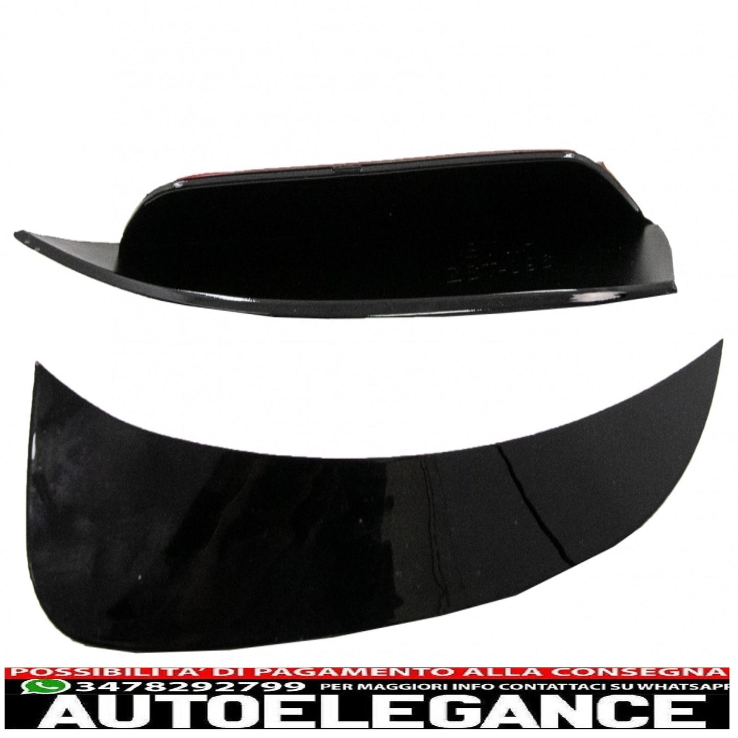 Alette paraurti posteriori alette laterali flic adatte per mercedes gla x156 gla250 gla45 (2014-up) edizione nera AUTOELEGANCERICAMBI