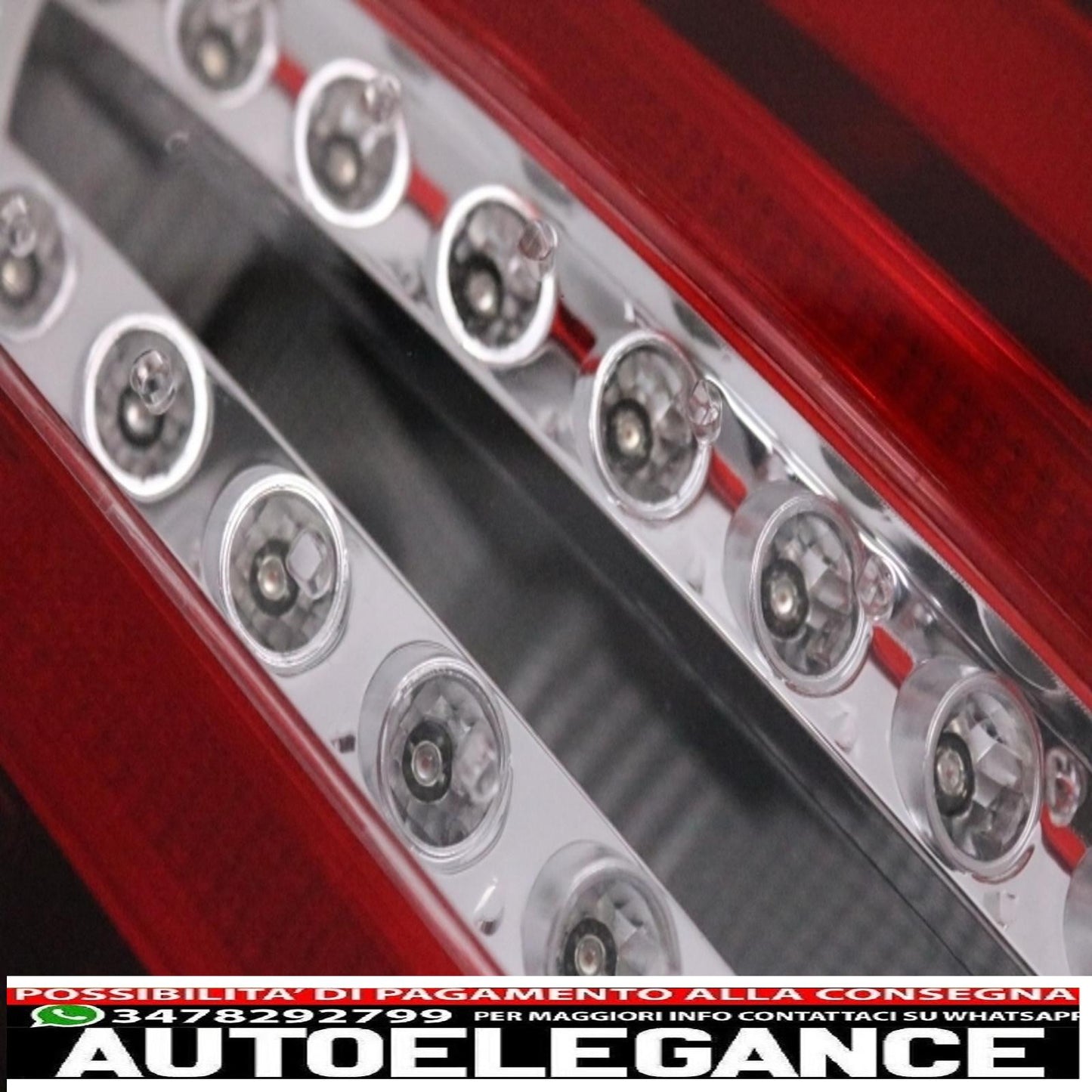 led rear lights suitable for mercedes c class w204 (2007-2012) restyling design
