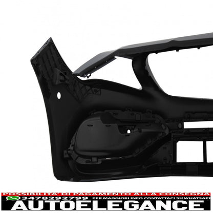 complete body kit with chrome exhaust tips suitable for mercedes cla c117 w117 (2013-2018) restyling cla45 design
