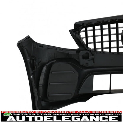 Paraurti anteriore adatto per mercedes classe c w205 s205 c205 a205 (2014-2020) limousine modello t coupé cabriolet gt design