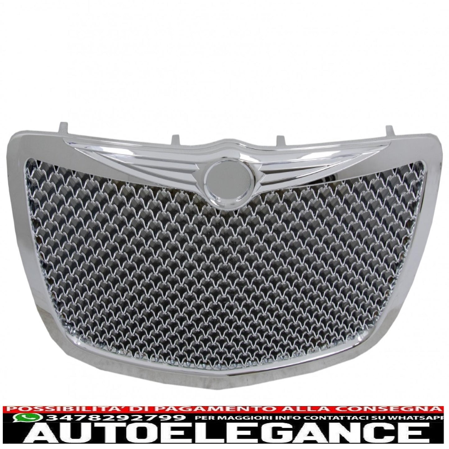 griglia anteriore adatta per chrysler 300c berlina avant (2004-2010) bentley look edizione cromata