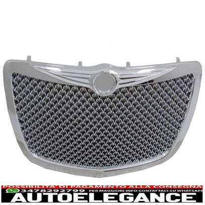 griglia anteriore adatta per chrysler 300c berlina avant (2004-2010) bentley look edizione cromata