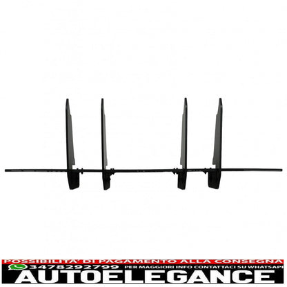Estensione paraurti posteriore per diffusore adatta per mercedes classe A w177 hatchback a45 s (2018-up) nero